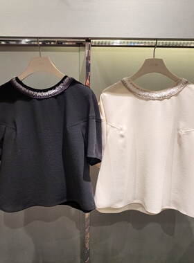 潮流直邮  韩国 O'2nd 奥蔻 25年春    甜美半袖T恤O22F3WTO421W