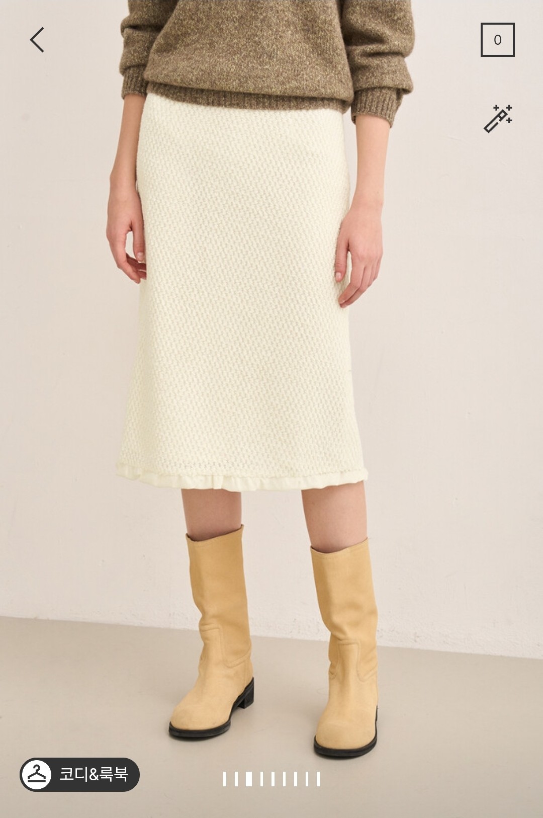 潮流直邮 韩国SJSJ正品 24冬 时尚半身裙SJ2EBWSC742W