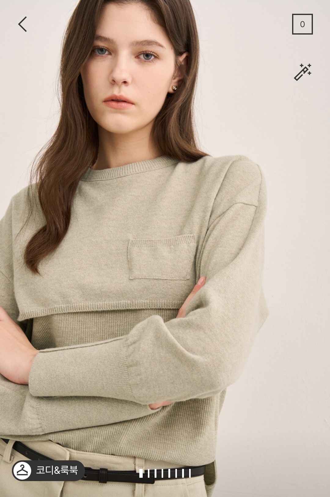 潮流直邮 韩国SJSJ正品 24冬 时尚针织衫SJ2EATTO636W