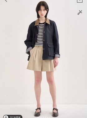 潮流直邮 韩国 sjsj 正品 25早春   时尚休闲外套SJ2F1NOT265W