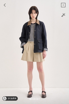 潮流直邮 韩国 sjsj 正品 25早春   时尚休闲外套SJ2F1NOT265WD