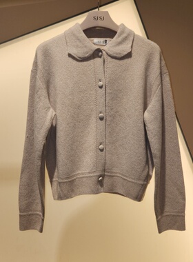 潮流直邮  韩国SJSJ正品 24秋冬 时尚毛针织开衫 SJ2EA-KCDE69W