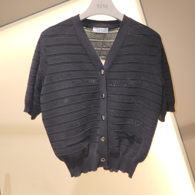 SJ2E5-KCD105WP条纹开衫