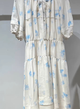 潮流直邮  韩国专柜 SJSJ 25夏 SJ2F4WOP440W 印花连衣裙