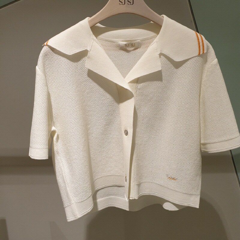 潮流直邮  SJSJ 韩国代购 2024夏 毛针织衫 SJ2E5-KOT121W