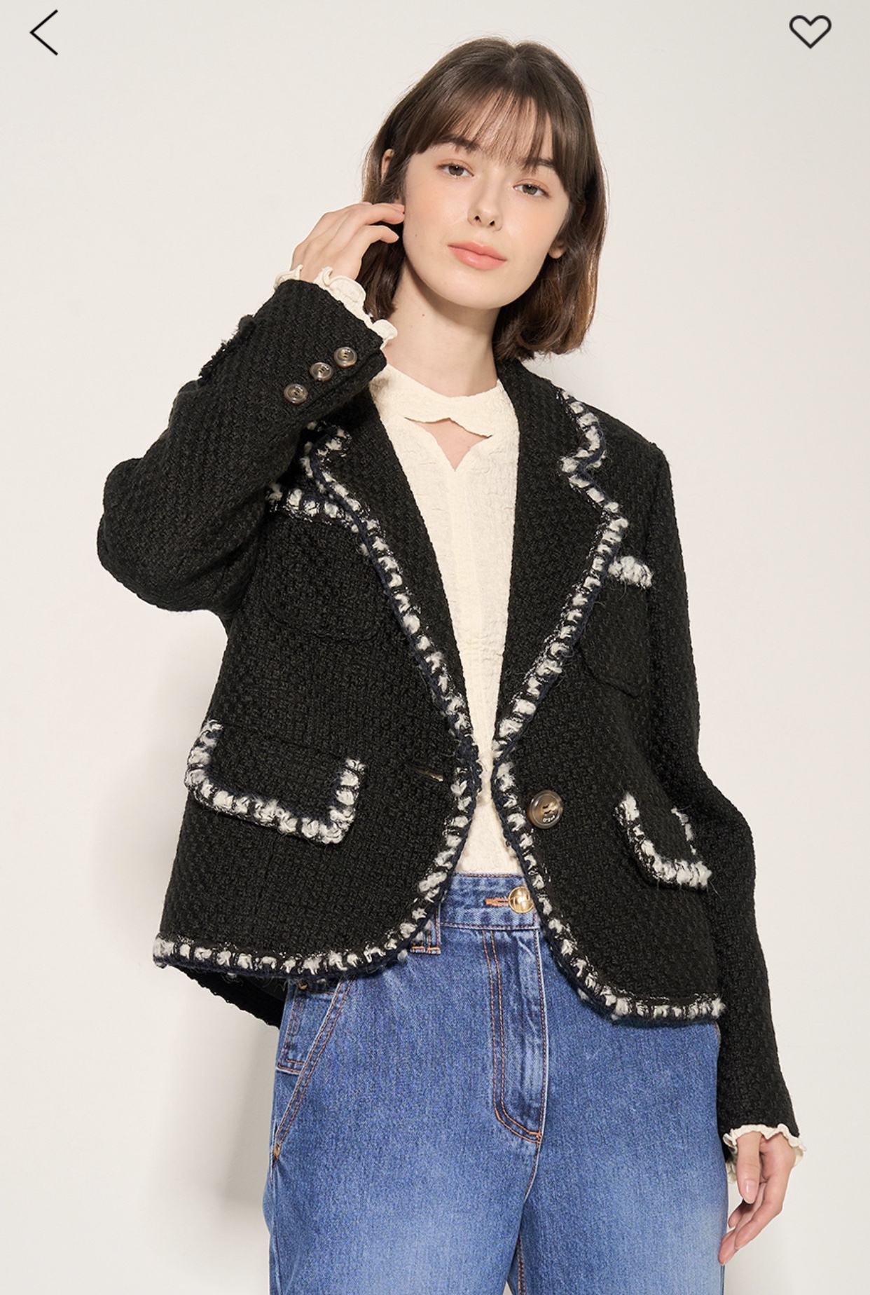 气质翻领外套O22C9WJC354W