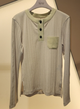 潮流直邮  SJSJ 韩国代购 2024秋 百搭T恤 SJ2E8-TTO611W