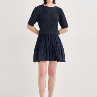 韩国SJSJ SJ2F4 正品 甜美半身裙 WSC182W 25年夏季 潮流直邮