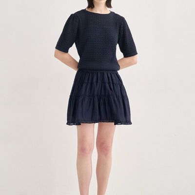 潮流直邮 韩国SJSJ 正品  25年夏季 甜美半身裙 SJ2F4-WSC182W