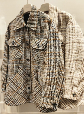 潮流直邮  韩国O'2nd 奥蔻24秋   时尚格子外套O22EAWOT283W