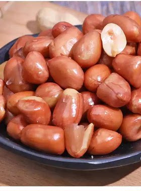 24斤净重30斤整箱大包装熟油炸香酥红皮花生米仁新炒货原味盐味下