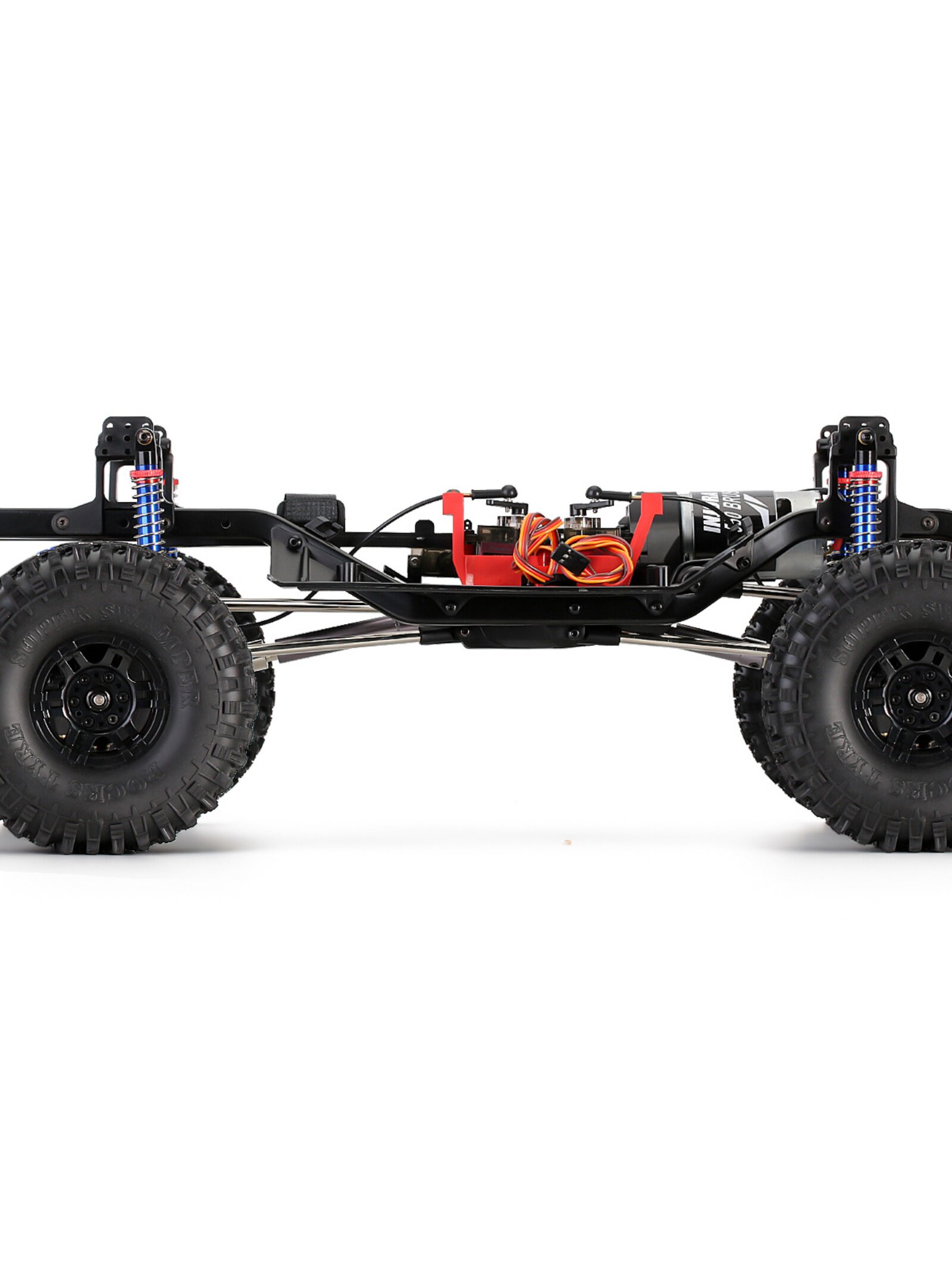 클라이밍 프레임 모조 TRX4 313MM 휠베이스 도어 브리지 버전 차동 잠금 장치가 있는 나일론 섀시 고속 및 저속 풀리 풀 세트