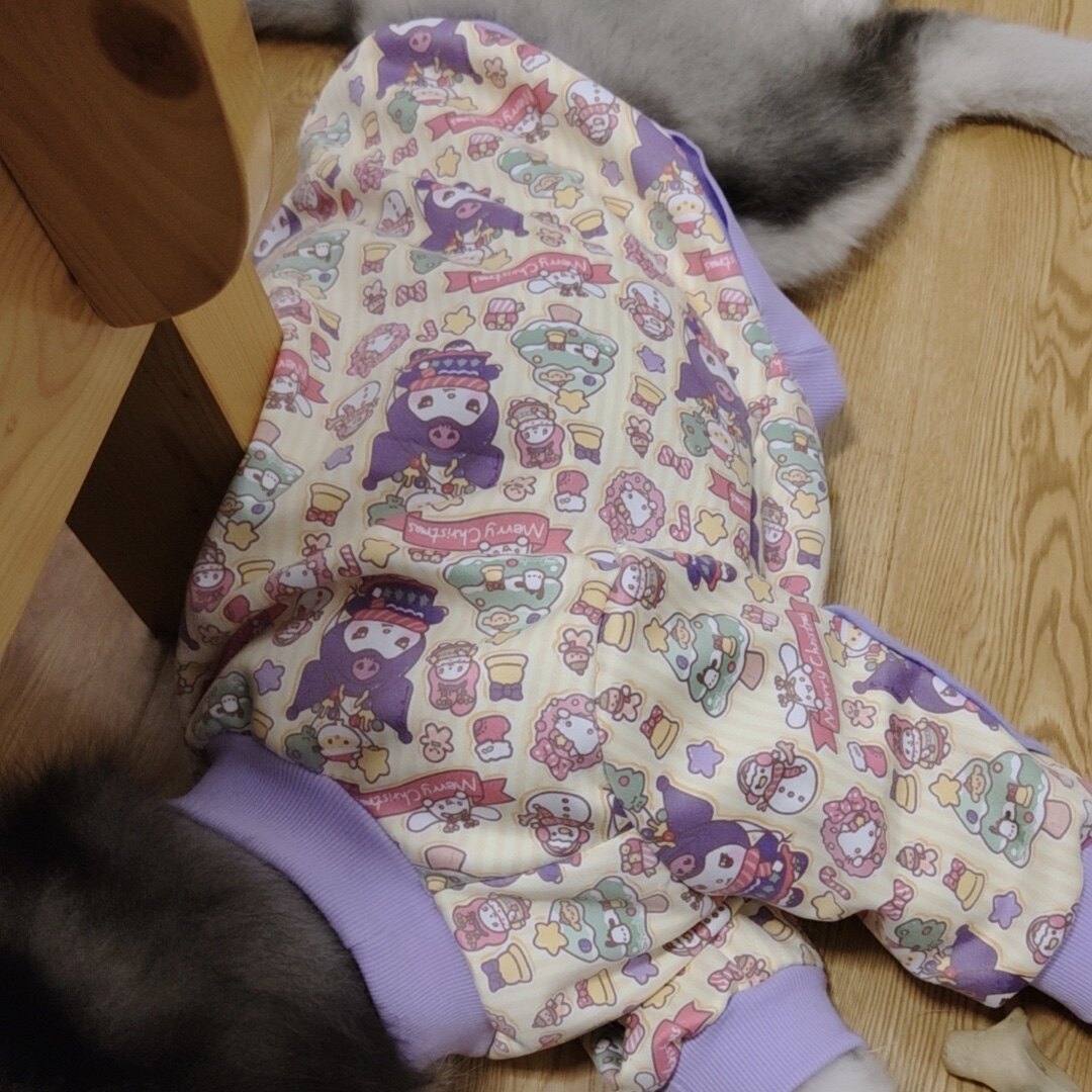 宠物狗狗中大型犬麂皮绒面料护肘保护关节防肘部磨损萨摩金毛衣服