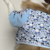 中大型犬宠物半截背长纯棉加厚护垫秋冬款 拉布拉多萨摩耶 护肘衣