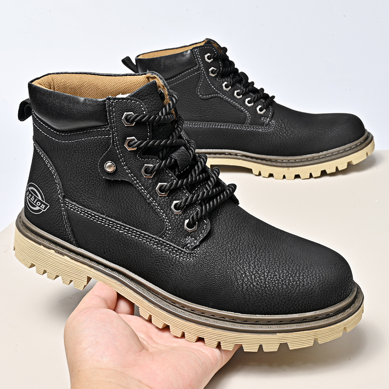 OSITA CAT意大利大牌马丁靴男款2025秋冬季大码工装靴休闲高帮鞋