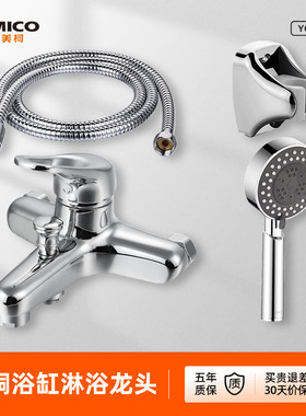 埃美柯amico 淋浴花洒套装家用卫浴淋雨喷头套装全铜卫生间洗澡