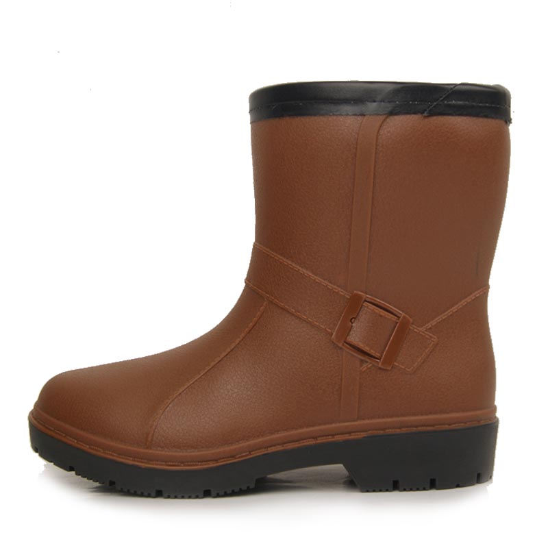 Chaussures - bottes caoutchouc homme pour hiver - semelle tendon - Ref 963775 Image 3