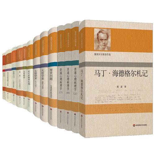 正版【自选】雅斯贝尔斯著作集 罪责问题 时代的精神处境 论历史的起源与目标论 悲剧哲学入门 马丁海德格尔札记 尼采哲学入门等