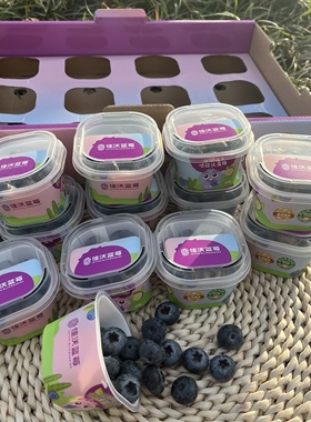 佳沃蓝莓随心杯 L25品种脆甜蓝莓礼盒装当季孕妇宝宝水果顺丰快递