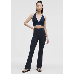 lululemon露露乐蒙Groove Nulu柔软弹力速干高腰轻盈喇叭瑜伽裤