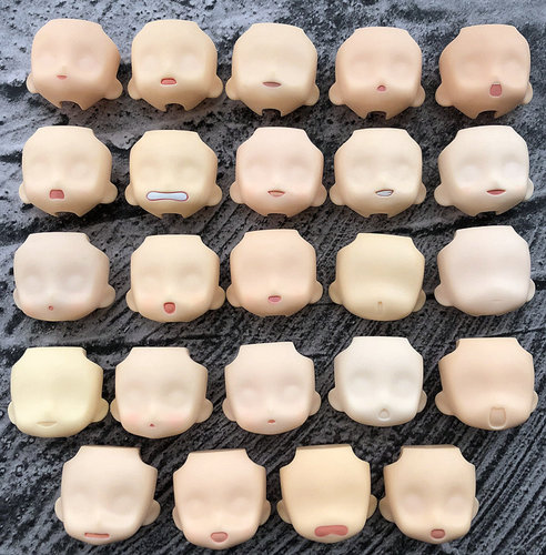 GSC 空白脸日烧脸傲娇脸委屈脸露牙平板脸替换脸 OB11 特殊脸3