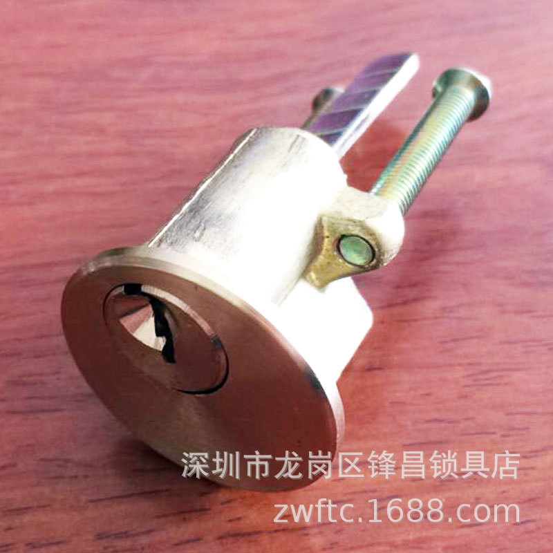 全铜锁芯单舌门锁锁芯偏芯锁芯 大门锁芯老式锁芯