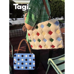 put Put 充棉刺绣枕头手提笔记本包女 OK砰砰电脑包 Tagi.2025新款
