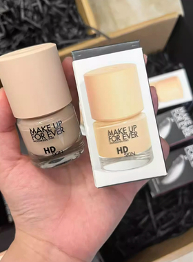 注意效期！妈生好皮MAKE UP FOR EVER玫珂菲无痕仿真肌粉底液12ML