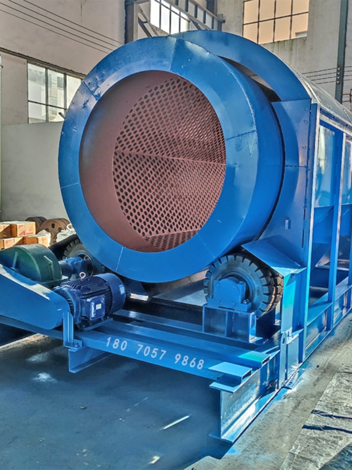 大型滚动筛沙机 滚筒筛分选机 移动震动筛沙土机砂石分离设备厂家