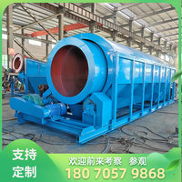 新品建筑工地用滾筒篩沙砂機生活垃圾無軸輪胎傳動圓筒篩分離設(shè)備