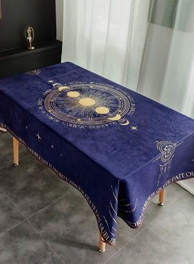 加厚绒布 推牌布桌布桌游直播塔luo牌taro月相塔罗卡牌罗牌塔桌布