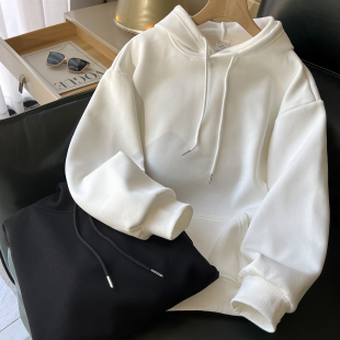 装 亏本清仓秋冬宽松连帽加绒加厚卫衣男大码 外套情侣款 帽衫 潮 女装