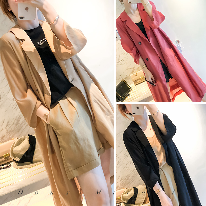 【多妈高定】夏日超薄女神防晒外套 别致西装领DG2550|ruв категории Женская одежда, ветровка - от Buy2taobao.com для оказания профессиональной услуги покупки агента Taobao