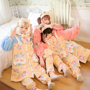 新品 洛丽塔lolita女加厚家居服法兰绒睡衣 宅喵馆CloudKitty秋冬季