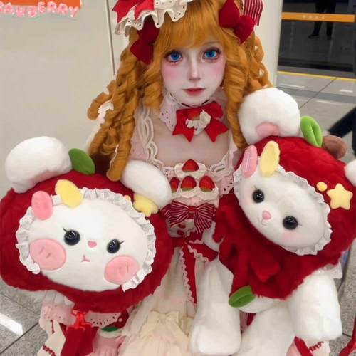 宅喵馆苹果兔lolita立体包玩偶