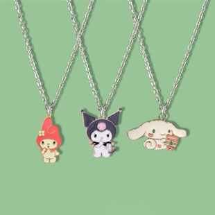 卡通玉桂狗项链库洛米日系可爱小清新百搭送女朋友合金项链