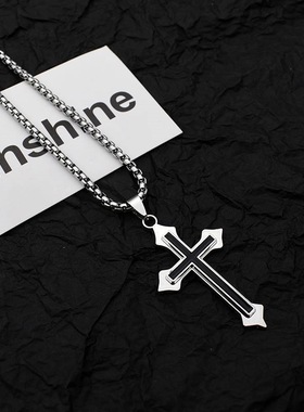 2022年新款十字架项链男女ins潮