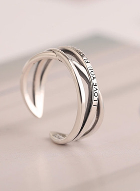 女潮流个性冷淡风食指戒韩版简约