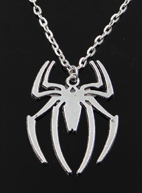 欧美夸张个性简约时尚蜘蛛项链服装配饰毛衣链跨境爆款厂家