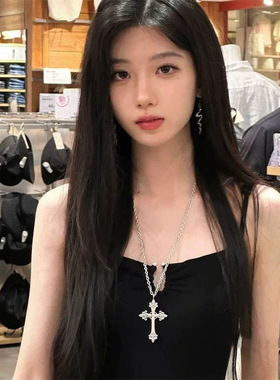 韩国小众设计同款十字十字架