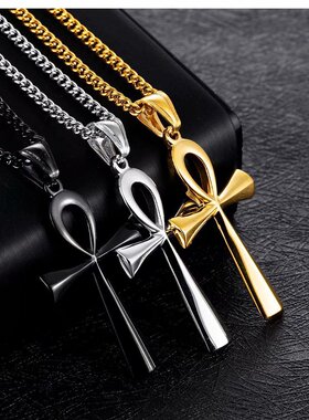 新款蝴蝶结项链欧美光面古埃及十