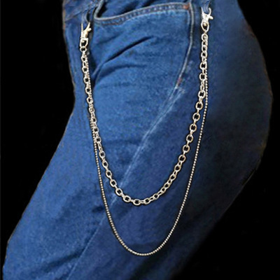 冬季现货通用多圈秋季单色成年带挂钩扣腰链