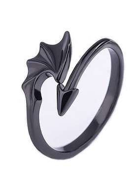 天使恶魔戒指男女同款对戒叹息桥