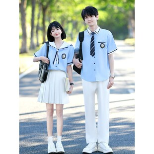 毕业班服初中生学院风衬衫套装高中小学六年级舞台合唱朗诵演出服
