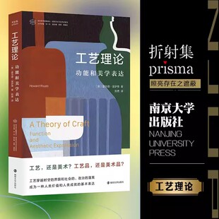 工艺是什么？它与美术或设计有何不同？南京大学出版 工艺理论：功能和美学表达 霍华德·里萨蒂 美 社 当代学术棱镜译丛