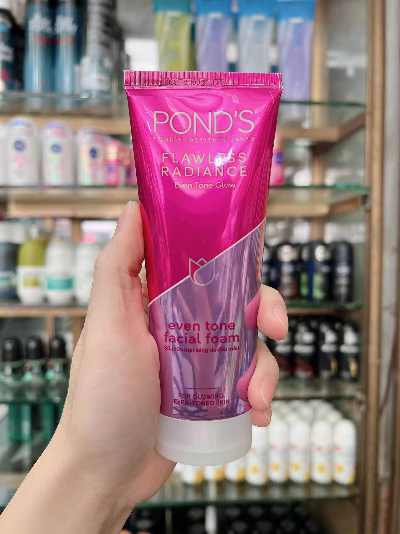 泰国旁氏无瑕透亮洁面乳明亮洗面奶100g泡沫透白毛孔深层洁面