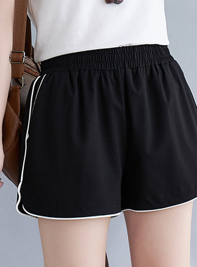 清货特价130/300斤大码女装韩版运动短裤夏宽松显瘦热裤HT2220