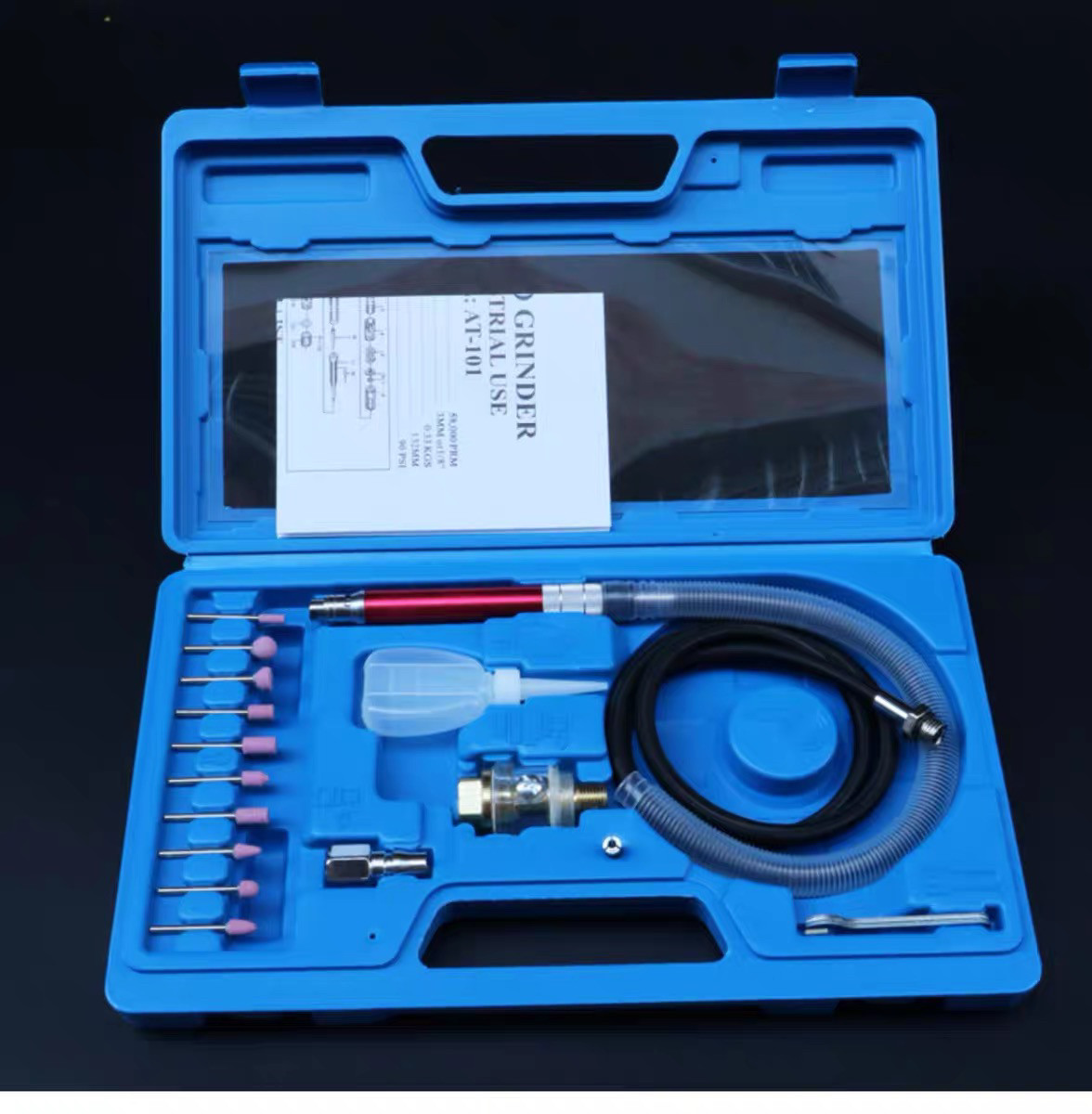 气动风磨笔打磨钻孔抛光机根木雕文玩工具微型玉石雕刻字笔