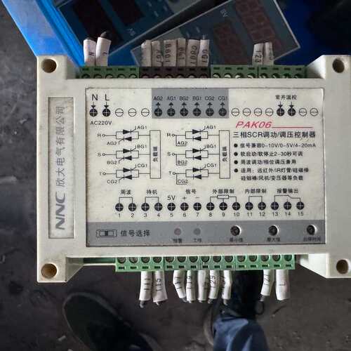 议价NNC PAK06三相SCR调功/调压控制器，AC220V，可维修