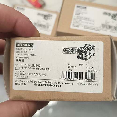 可议价西门子正品3RT2017-2UB42接触器，未使用。